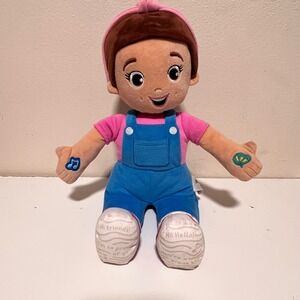 Ms. Rachel 12in Speak & Sing Doll Toddler Toy Pink Blue 6072297 Excellent